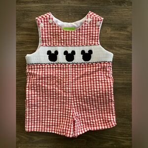 Disney Mickey Smocked Jon Jon